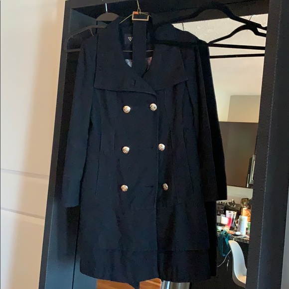 Guess Black Peacoat Size S - Picture 2 of 8